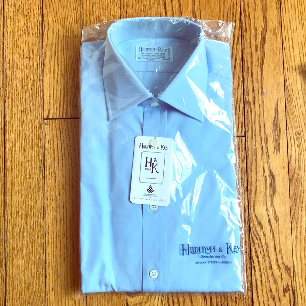 Hilditch & Key Classic Fit 14.5 Men’s Dress Shirt